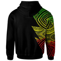 Micronesian Custom All Over Custom Personalized Hoodie Micronesian Pattern Style Reggae - Polynesian Pride