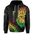 Vanuatu Rugby Hoodie Turtle Color Unisex Black - Polynesian Pride
