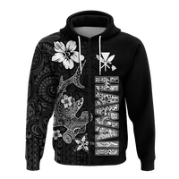 Hawaii Hammerhead Shark Hibiscus Hawaii Pattern Hoodie LT2 - Polynesian Pride