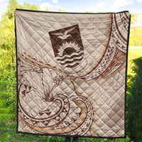 Kiribati Premium Quilt - Hibiscus Flowers Vintage Style - Polynesian Pride