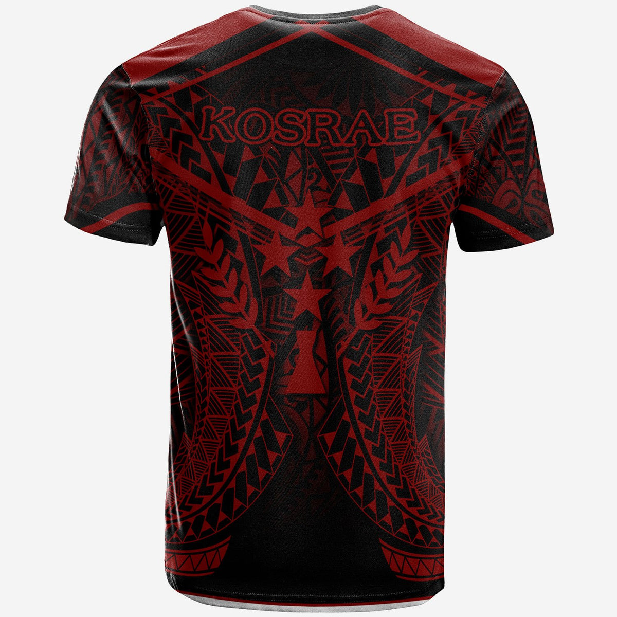 Kosrae T Shirt Kosrae Seal With Red Line Style - Polynesian Pride