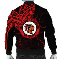 hawaiiJacket - Kahuku High Men's Bomber Jacket - Forc Style AH - Polynesian Pride