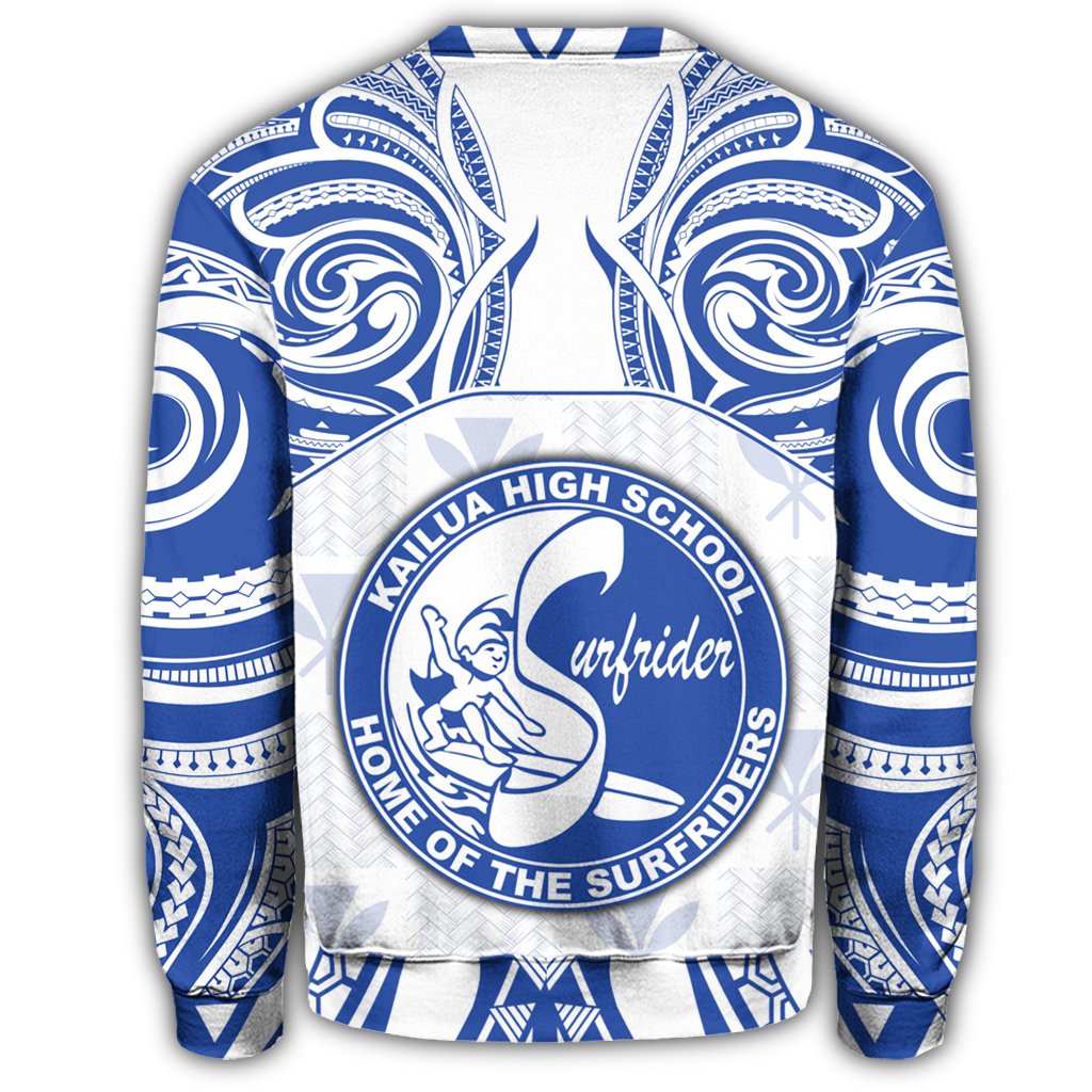hawaiiSweat Shirt - Kanaka Kailua High School Sweat Shirt Demodern Style AH - Polynesian Pride