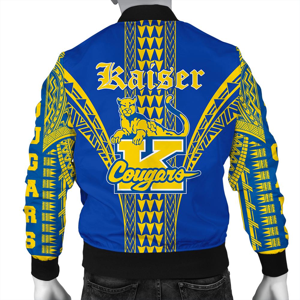Hawaii Bomber Jacket - Kaiser High Bomber Jacket AH - Polynesian Pride