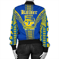 Hawaii Bomber Jacket - Kaiser High Bomber Jacket AH - Polynesian Pride