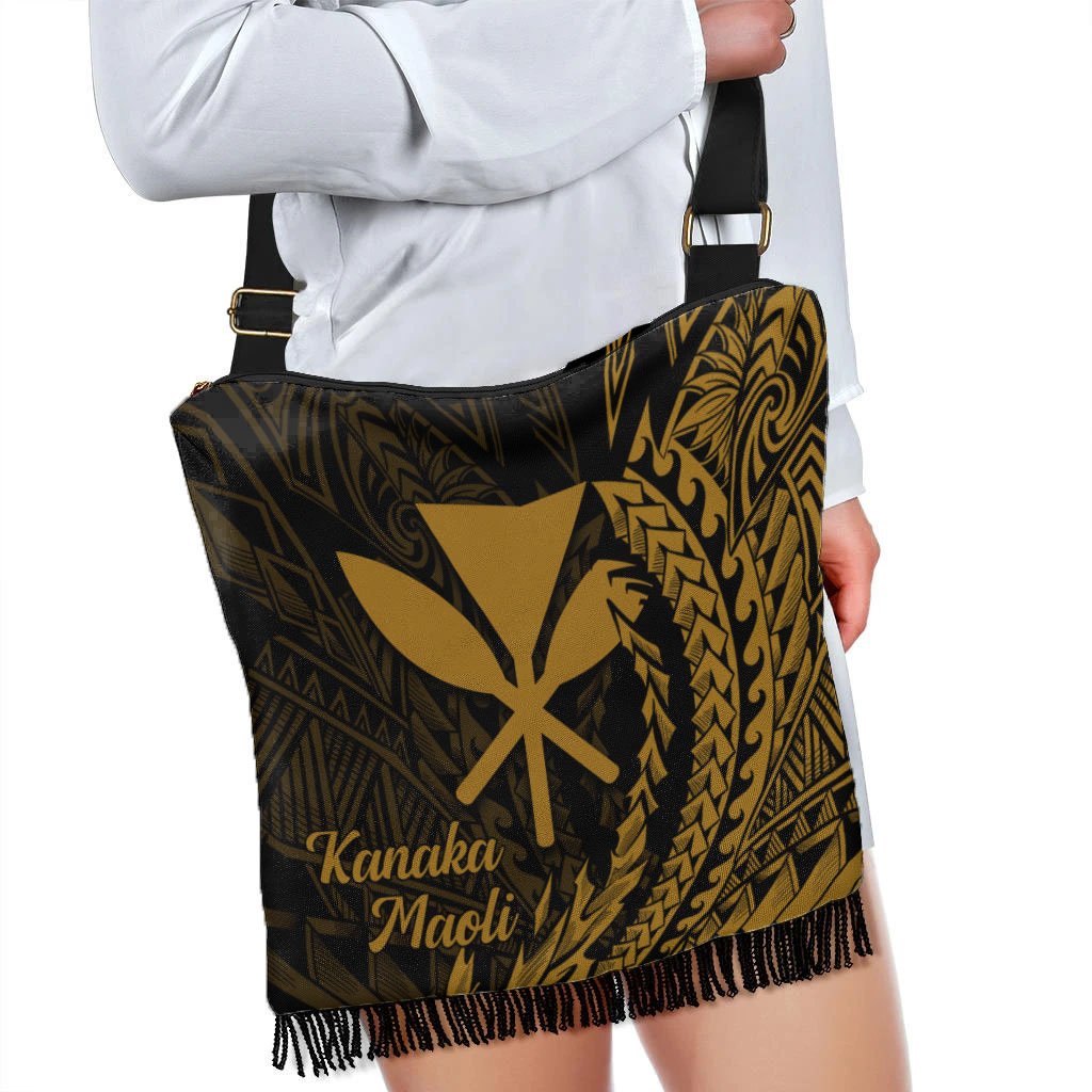 Hawaii Kanaka Maoli Boho Handbag - Wings Style - Polynesian Pride