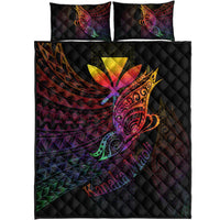 Hawaii Kanaka Maoli Quilt Bed Set - Butterfly Polynesian Style - Polynesian Pride