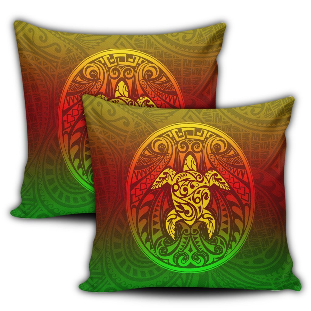 Kanaka Maoli Turtle Polynesian Pillow Covers - AH - Polynesian Pride