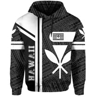 Kanaka Polynesian Hoodie White Morale Style - Polynesian Pride