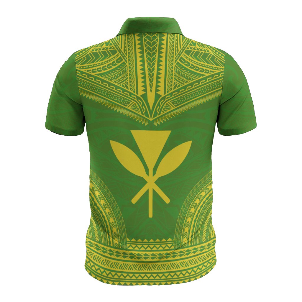 Kosrae Polo Shirt Kosrae Flag Polynesian Chief Tattoo Flag Version - Polynesian Pride