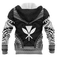 Kanaka Maoli Polynesian Chief Custom Hoodie Black Version Unisex Black - Polynesian Pride