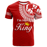 Custom Valentine Day Tonga Couple Love T Shirt Tongan Turtle LT12 No Women - Polynesian Pride