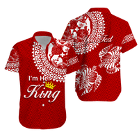 Custom Valentine Day Tonga Couple Love Matching Dress and Hawaiian Shirt Tongan Turtle LT12 - Polynesian Pride