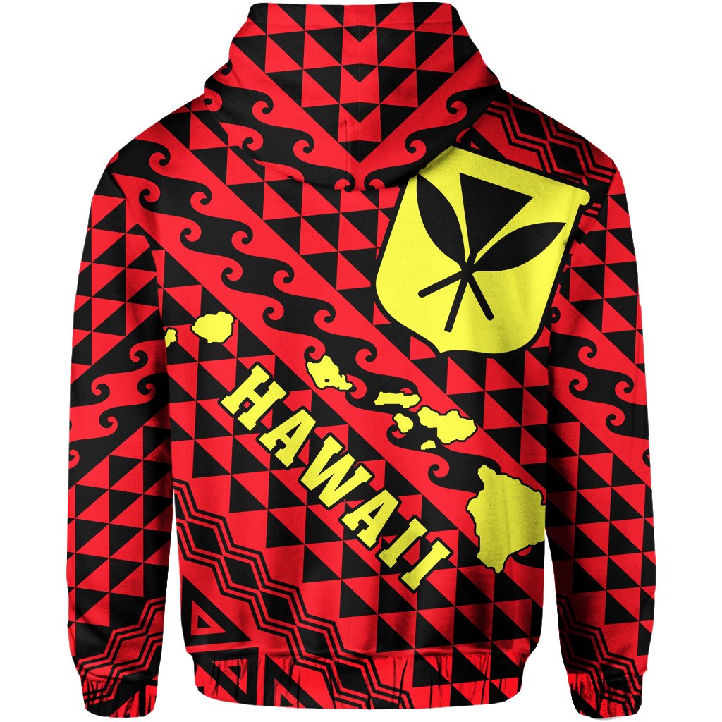 Hawaii Hoodie King Kakau Kanaka Royal - Polynesian Pride