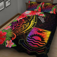 Kiribati Quilt Bed Set - Tropical Hippie Style - Polynesian Pride