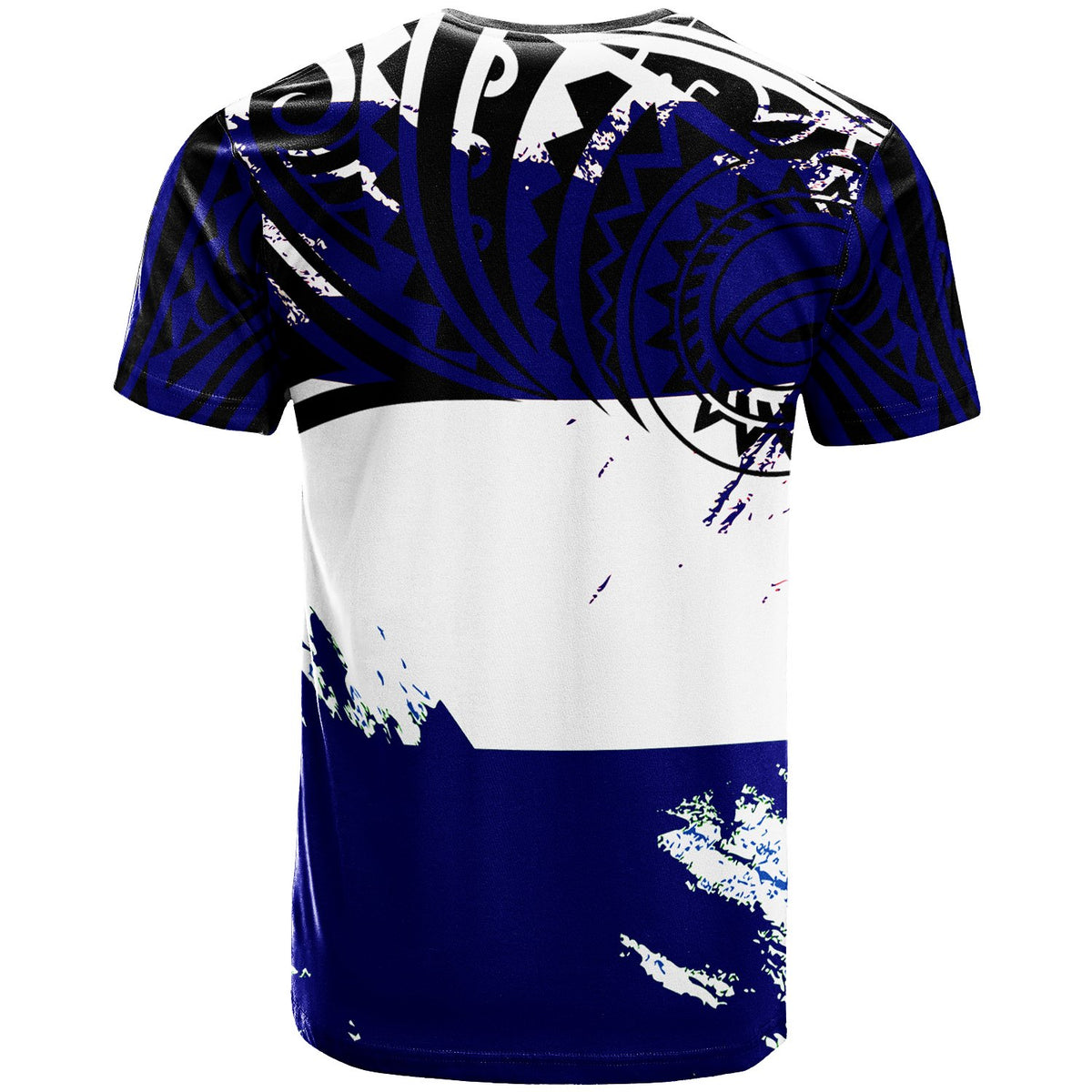 Pohnpei T Shirts Kitti Flag Color Paint Style - Polynesian Pride