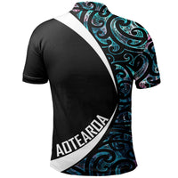 New Zealand Aotearoa Maori Dolphin Polo Shirt, Koru Aihe Paua Golf Shirts - Polynesian Pride