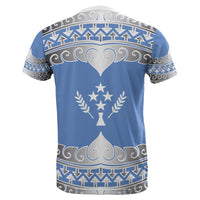 Kosrae All Over T Shirt Kosrae Wave Style - Polynesian Pride