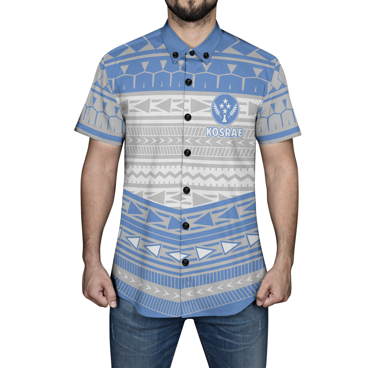 Kosrae Men's Short Sleeve Shirt - Polynesian Pride