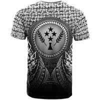 Kosrae T Shirt Circle Pattern Black - Polynesian Pride