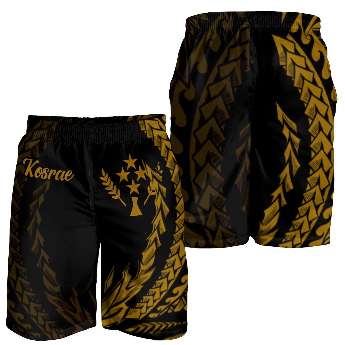 Kosrae Men's Shorts - Wings Style - Polynesian Pride