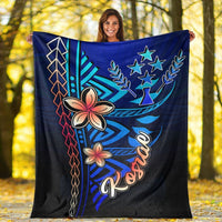 Kosrae Premium Blanket - Vintage Tribal Mountain - Polynesian Pride