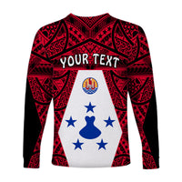 (Custom Personalised) Austral Islands Long Sleeve Shirt Polynesian Pattern French Polynesia LT13 - Polynesian Pride