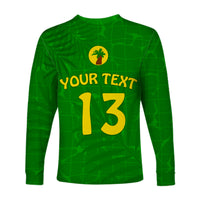 (Custom Text and Number) Cocos (Keeling) Islands Long Sleeve Shirt Proud Flag Unique LT13 - Polynesian Pride