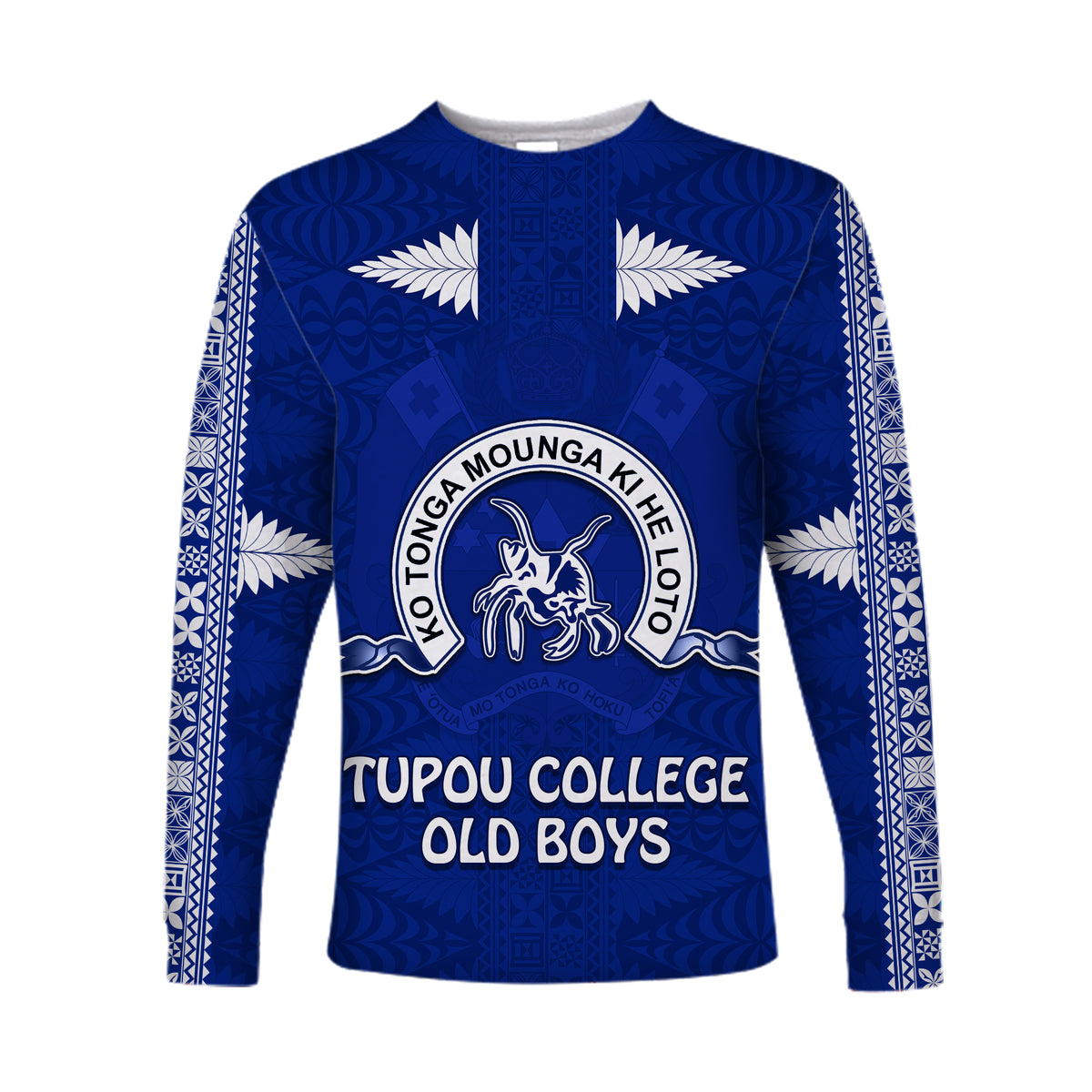 (Custom Personalised) Tupou College Long Sleeve Shirt Always Proud of Old Boys Toloa LT13 - Polynesian Pride