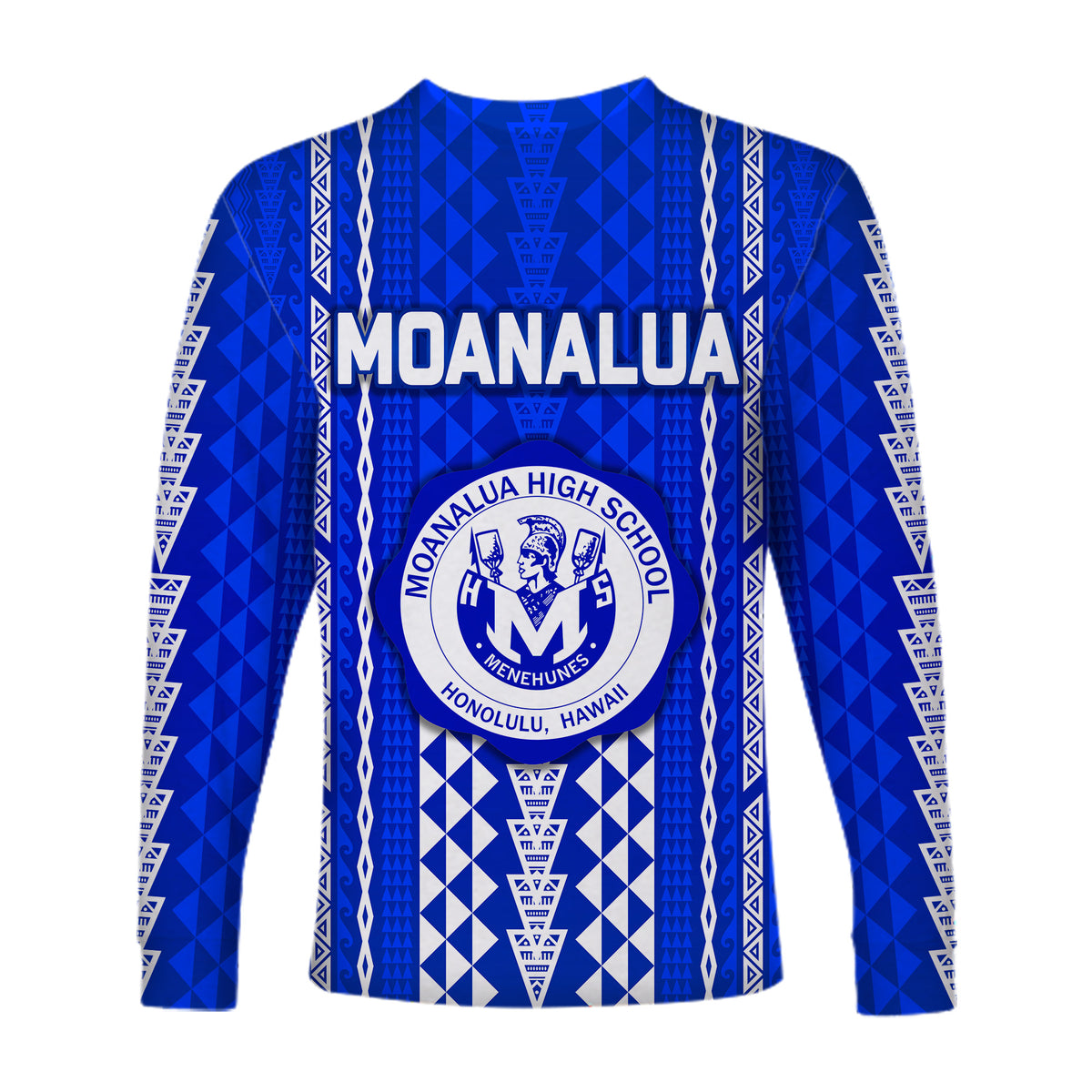 Hawaii Moanalua High School Long Sleeve Shirts Simple Style LT8 - Polynesian Pride