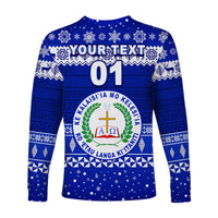 (Custom Personalised) Sia'atoutai Theological College Christmas Long Sleeve Shirt Simple Style LT8 - Polynesian Pride