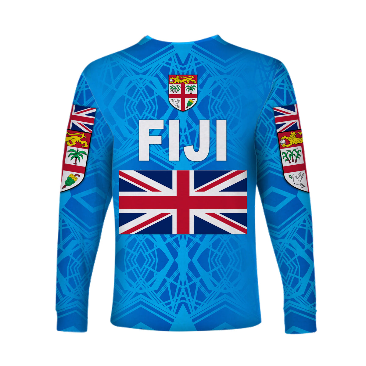 Fiji Day Long Sleeve Shirts Flag Vibes LT8 - Polynesian Pride