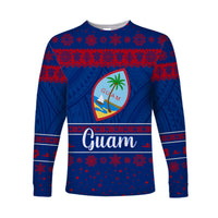Guam Christmas Long Sleeve Shirt Simple Style LT8 - Polynesian Pride