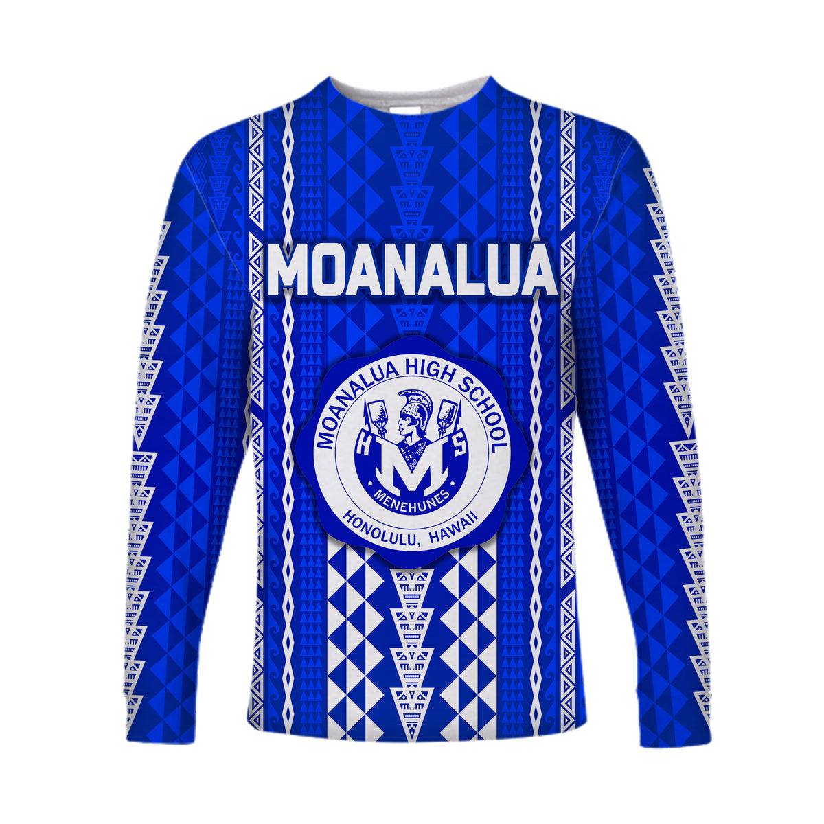 Hawaii Moanalua High School Long Sleeve Shirts Simple Style LT8 - Polynesian Pride
