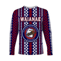 Hawaii Waianae High School Long Sleeve Shirts Seariders Simple Style LT8 - Polynesian Pride