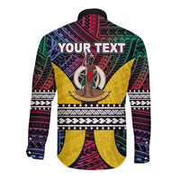 (Custom Personalised) Polynesian Shefa Of Vanuatu Long Sleeve Button Shirt LT6 - Polynesian Pride