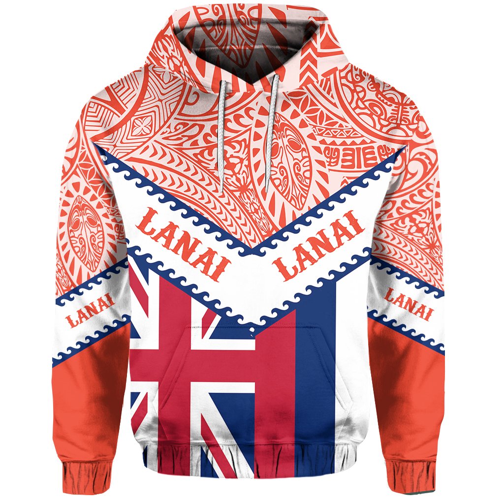 Hawaii Flag Lanai Hoodie Mit Style - Polynesian Pride
