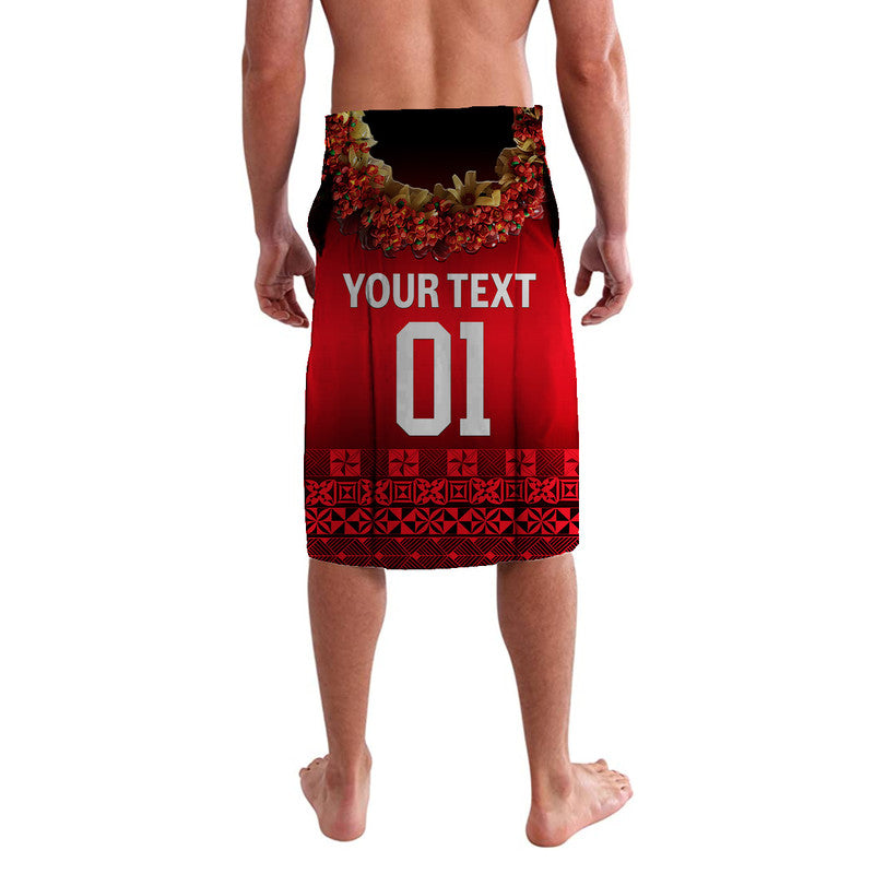 Custom Tonga Lavalava Emancipation Day Tupenu Independence Day Fancy Kahoa Heilala Flower Gradient LT8 - Polynesian Pride