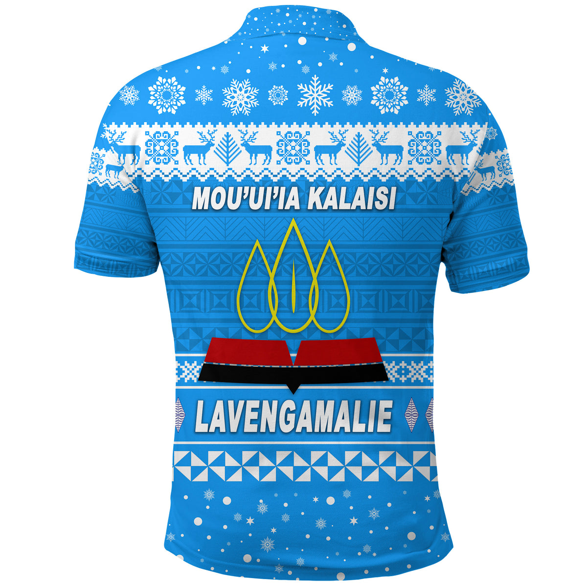 Lavengamalie College Christmas Polo Shirt Simple Style LT8 - Polynesian Pride
