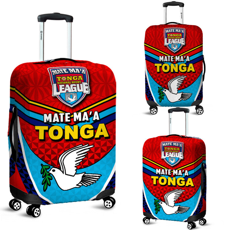 Tonga Mate Ma'a Rugby Luggage Cover Jersey LT6 - Polynesian Pride