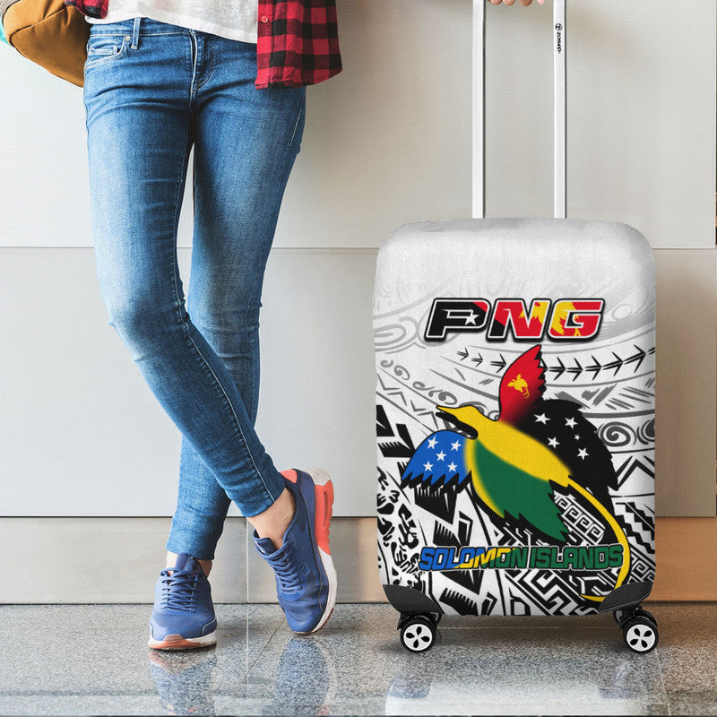 Papua New Guinea And Solomon Islands Luggage Cover LT6 - Polynesian Pride