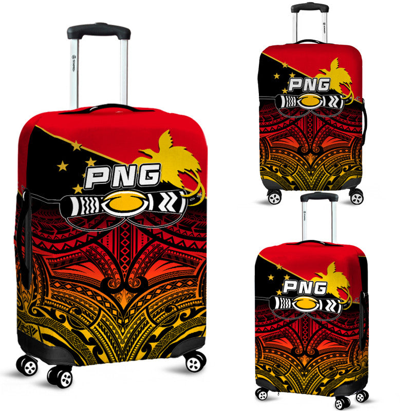 PNG Rugby The Kumuls Luggage Cover LT6 - Polynesian Pride