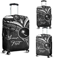 Chuuk State Custom Personalised Luggage Covers - Cross Style Black - Polynesian Pride