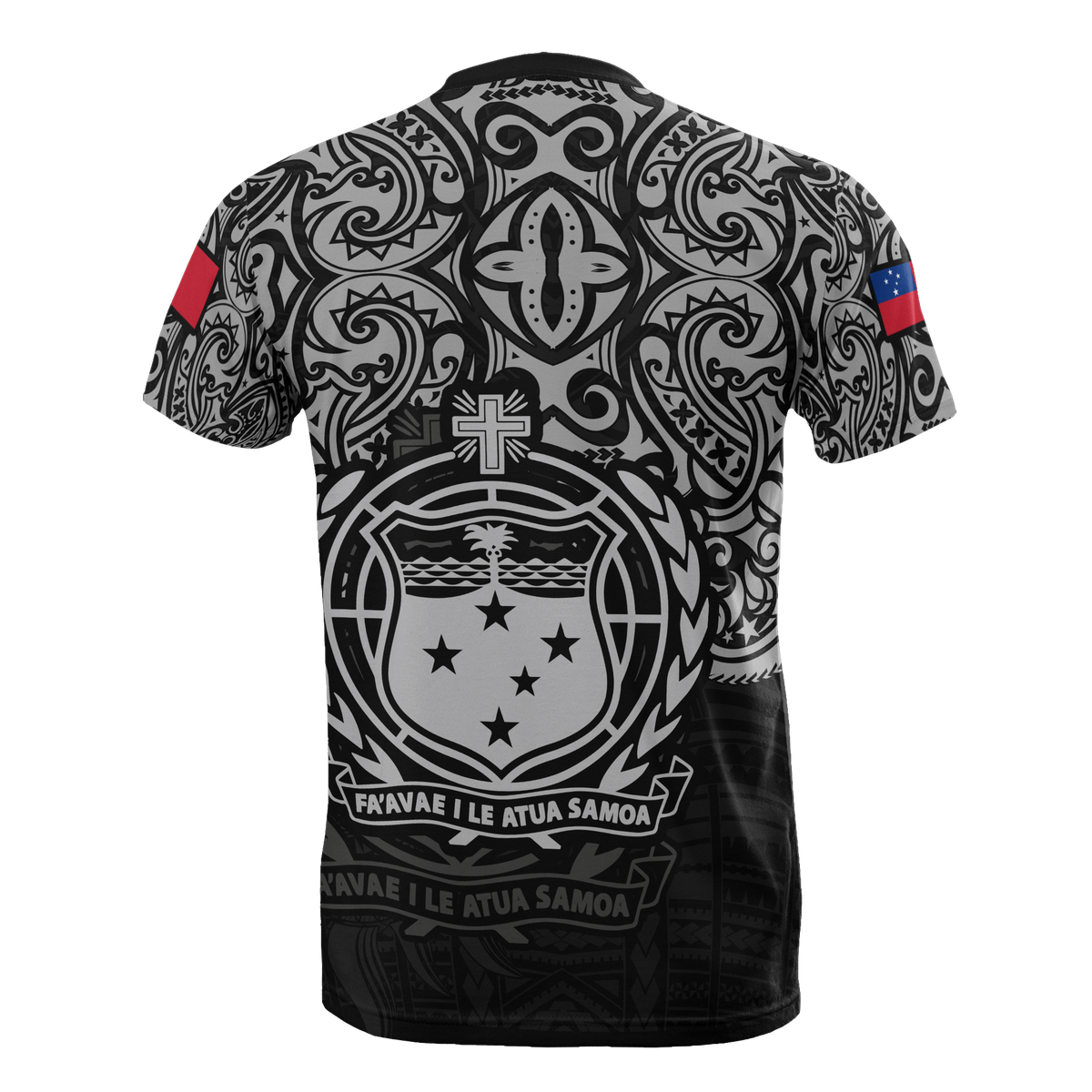 Samoa Pride T Shirt Samoa Flag Coat Of Arms Polynesian Tattoo - Polynesian Pride