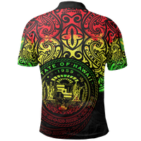 Hawaii Polo Shirt Hawaii Seal Pride Style (Reggae) - Polynesian Pride