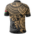 Vanuatu Polo Shirt Vanuatuan Flag Coat Of Arms Gold Turtle Hibiscus - Polynesian Pride