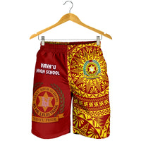 Tonga Vavau High School Men Shorts Tongan Ngatu Pattern LT14 - Polynesian Pride