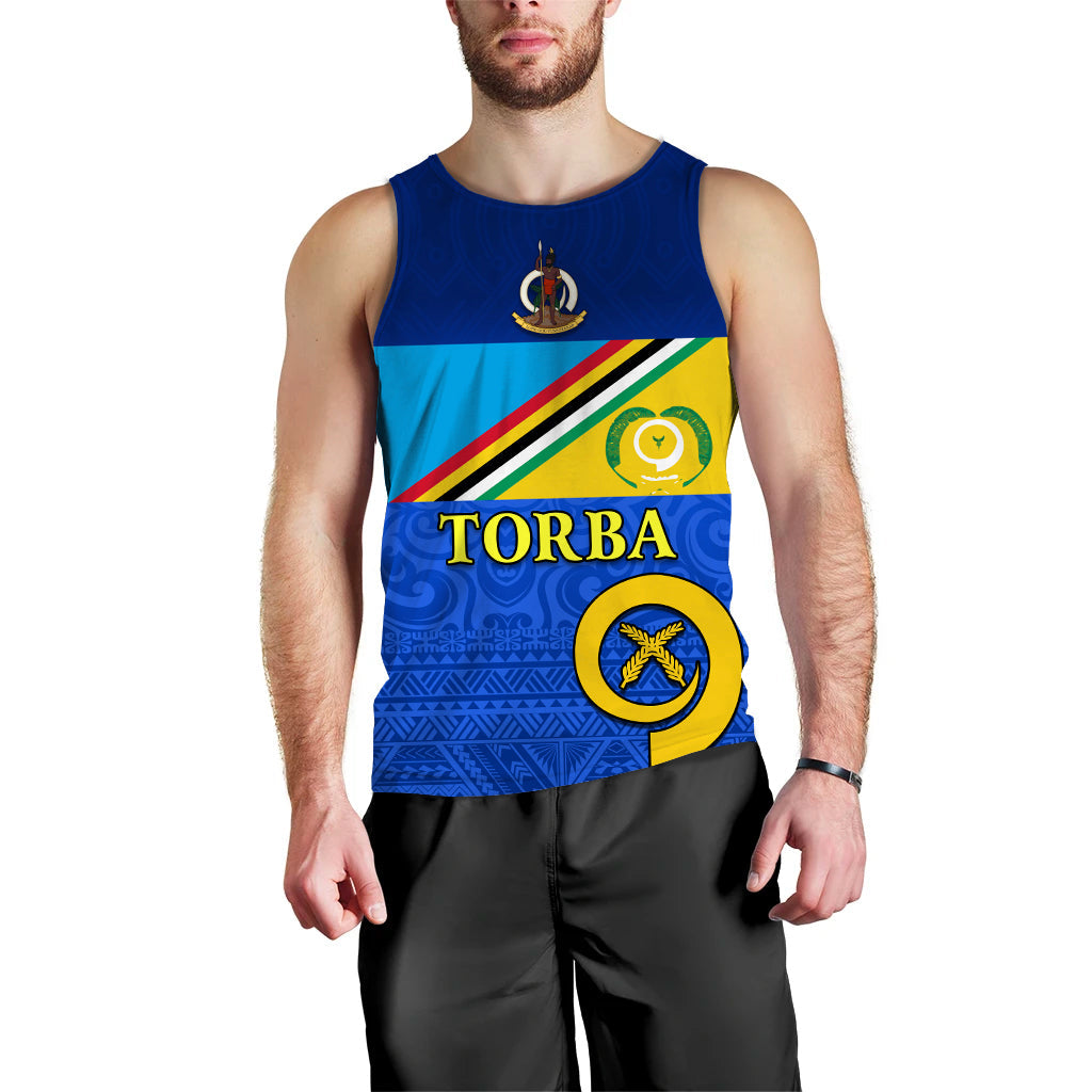 (Custom Personalised) Torba Vanuatu Province Men Tank Top Style Flag LT13 - Polynesian Pride