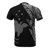 Papua New Guinea T Shirt Papua New Guinea Flag Polynesian Tattoo Black Style - Polynesian Pride