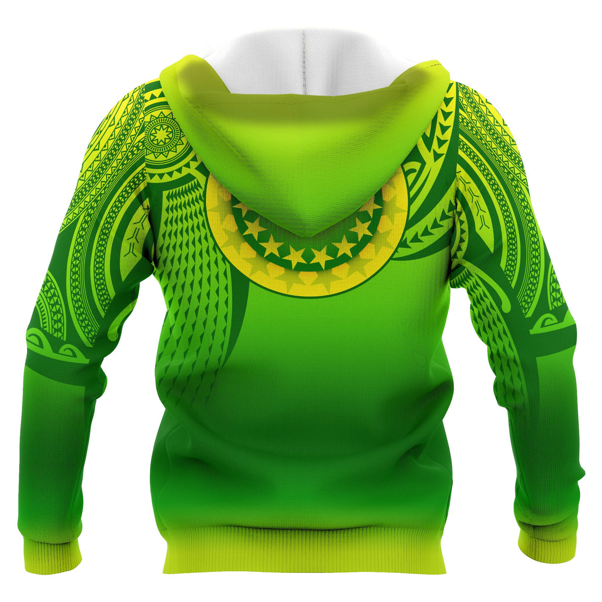 Cook Islands Polynesian Zip up Hoodie Tattoo Pattern - Polynesian Pride